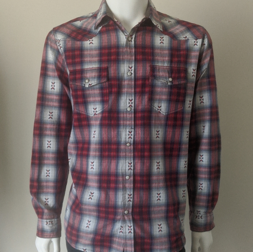 THIRD & ARMY Elbow Patch Button Down NWT!!